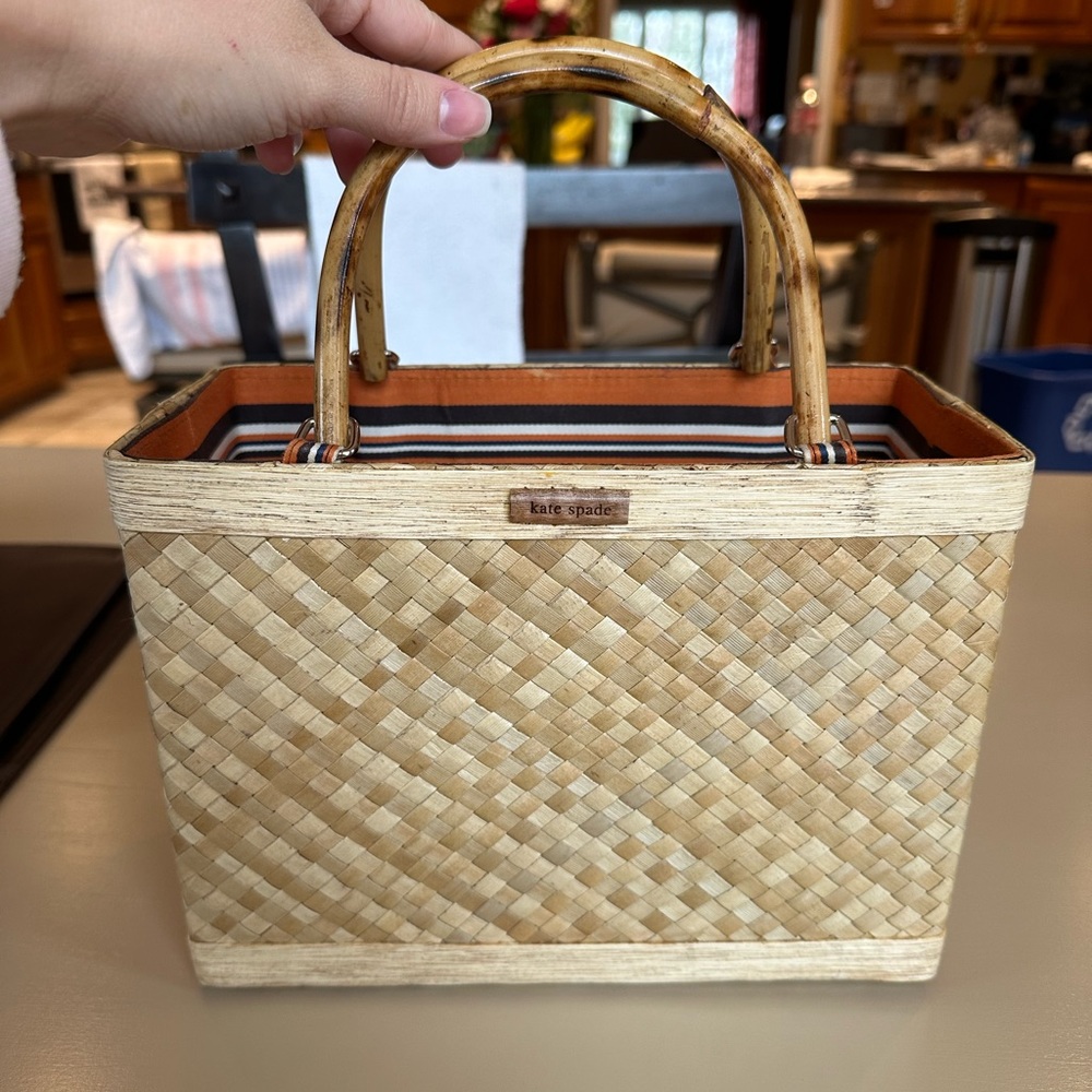 Kate Spade Wicker Summer Purse